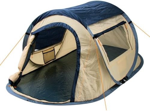 Les Meilleures Tentes de Camping Pop-up pour 1-2 Personnes: DUNLOP, Bleu/Gris