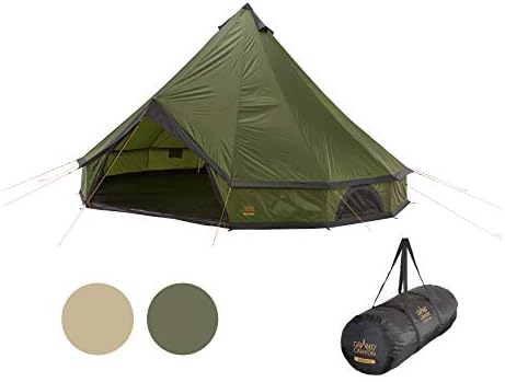 Guide des meilleures tentes familiales pour 10 personnes: Découvrez la Tente ronde Grand Canyon Indiana 10