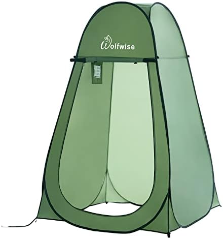 Les meilleures tentes de douche pliantes avec abris de plein air et vestiaire portable – Vinteky Tente de Douche Pliage Pop Up Cabine de Changement Toilette Vêtement