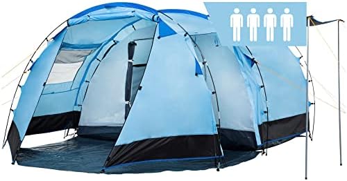 Les meilleures tentes tunnel de camping : CampFeuer Tente pour 6 Personnes avec Immense Vestibule et sol cousu – 5000 mm