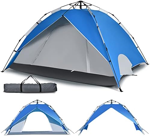 Les Meilleures Tentes de Camping pour 4 Personnes avec Toit Solaire et Couverture Anti-Pluie