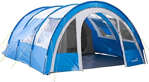 Les Meilleures Tentes de Camping Skandika – Idéales pour 4 Personnes, avec 2 Cabines et une Paroi Frontale Amovible