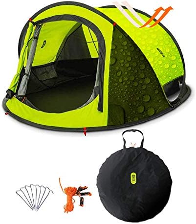 Les meilleures tentes de camping familiales avec montage instantané pour 4 personnes : Outsunny avec 4 fenêtres Pare-Soleil