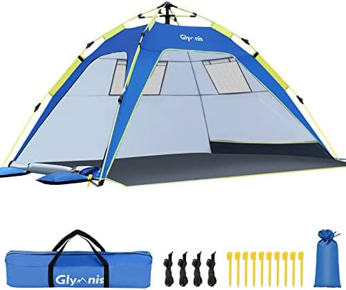 Les meilleures tentes de plage pour 3 à 4 personnes – Protection solaire automatique.