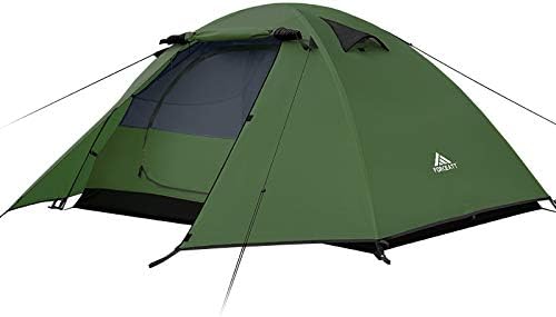 5 tentes de camping légères et ventilées pour 2 personnes – Outsounny, en camouflage