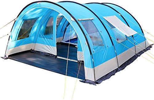 Les meilleures tentes de camping familiales tunnels pour 6 personnes – Skandika Helsinki 525 x 410 cm