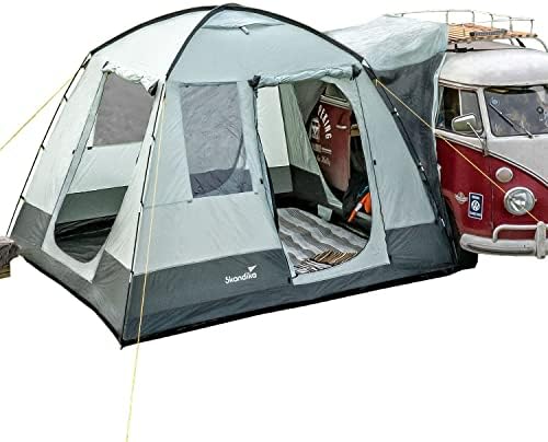 Les meilleures tentes de camping familiales : Skandika Helsinki – Spacieuse, Tunnel, 6 Personnes