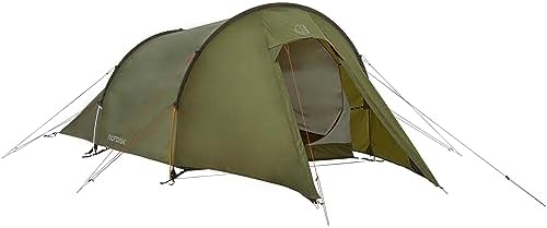 Les Meilleures Tentes de Camping Skandika Pour 4 Personnes – Hauteur 2 m, 2 Cabines, Colonne d’eau 3000 mm, Paroi Frontale Amovible