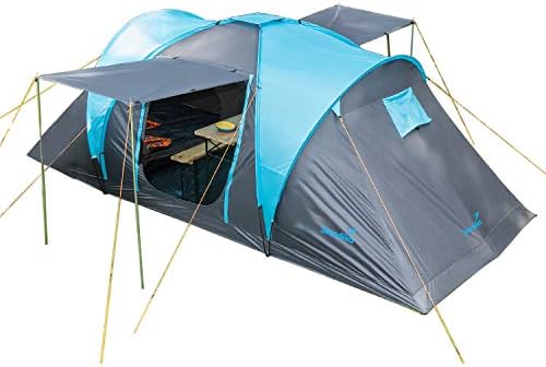 Les meilleurs tentes de camping 4 personnes avec/sans tapis de sol : Skandika Tente dôme Hammerfest