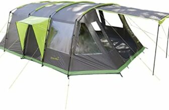 Les 6 Meilleures tentes tunnel CampFeuer Caza | Vestibule spacieux, 5000 mm de Colonne d’eau | Durabilité maximale