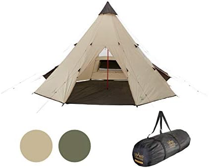 Comparatif de tentes familiales : Grand Canyon Indiana 10 – Tente ronde spacieuse pour 10 personnes